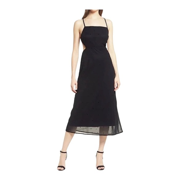 Rahi GLIMMER OPEN BACK SLIP DRESS IN BLACK - Picture 8 of 9